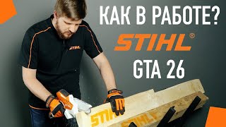 Аккумуляторный сучкорез STIHL GTA 26 с АКБ и ЗУ - видео №1