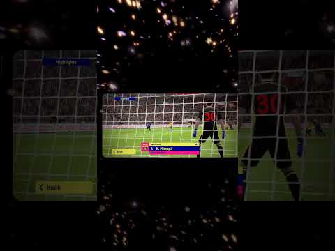 Messi outstanding Assist to Mbappe and haaland for goals for Barcelona in efootball mobile gameplay