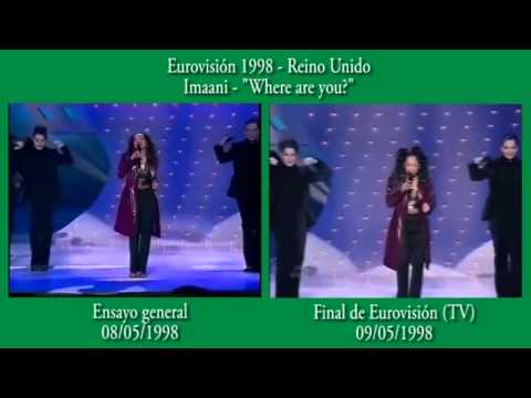 Ensayos generales Eurovisión - ¿Iguales o diferentes? - Reino Unido 1998