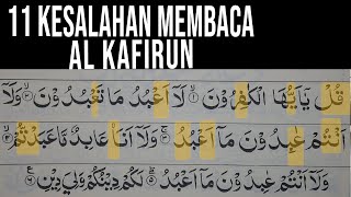 Download lagu CARA MEMPERBAIKI BACAAN AL KAFIRUN YANG SERING SALAH mp3