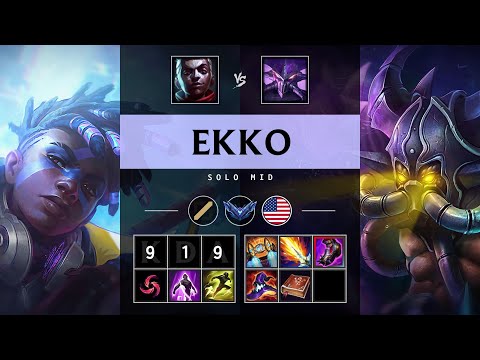 Ekko Mid vs Kassadin - NA Diamond Patch 25.10