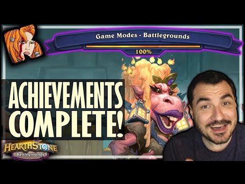 ACHIEVEMENTS COMPLETE! - Hearthstone Battlegrounds