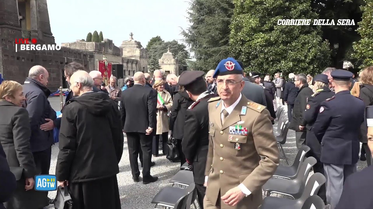 Bergamo, il ricordo delle vittime del Covid