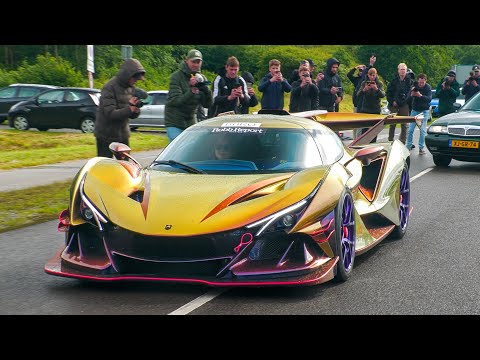 Apollo IE Intensa Emozione - SCREAMING V12 ENGINE REVS AND ACCELERATIONS!