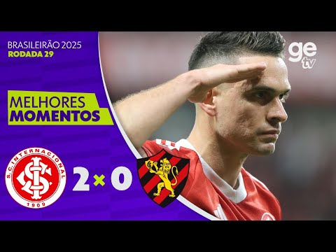 Gols e lances de Internacional x Sport