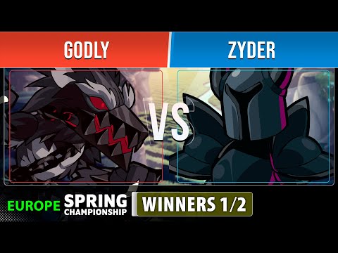 Godly VS Zyder - Winners 1/2 - EU - Brawlhalla Spring Championship 2022