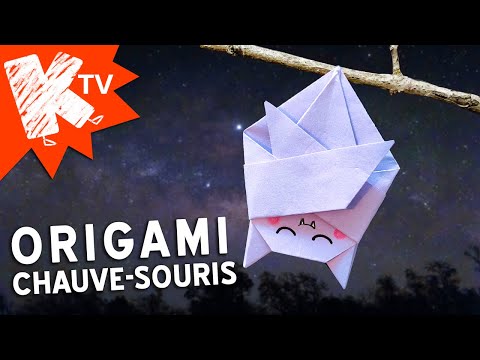 Origami Chauve-souris facile - Halloween