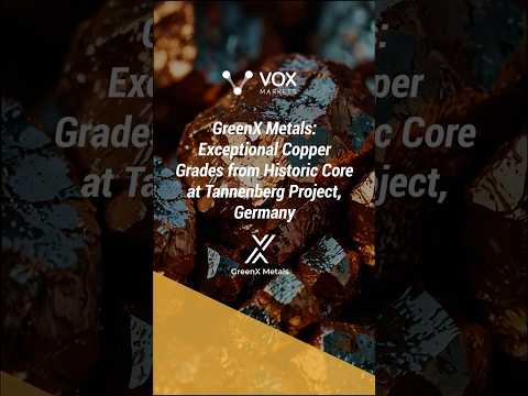 GreenX Metals  Exceptional Copper Grades from Historic Core