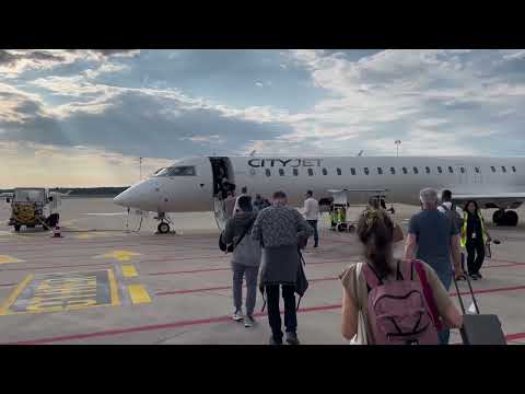 CityJet X Lufthansa | CRJ-1000 economy class | Munster/ Osnabrück to Frankfurt