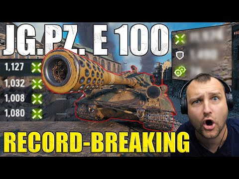 Jg.Pz. E 100: Unbelievable Damage Game! | World of Tanks