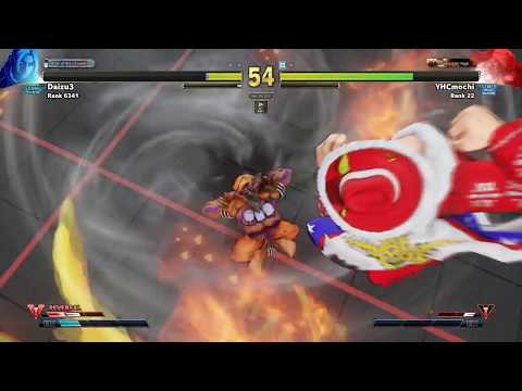 The Best Dhalsim YHC-Mochi - Street Fighter 5 Ranked Matches (12-19-2018)