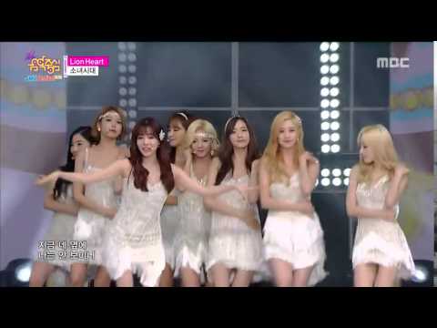 【kpstv】snsd lion heart live @mbc music core