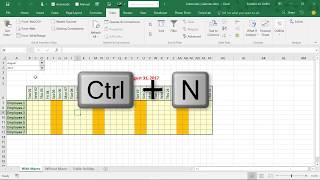 Build an Automatic Calendar with Macro in Excel