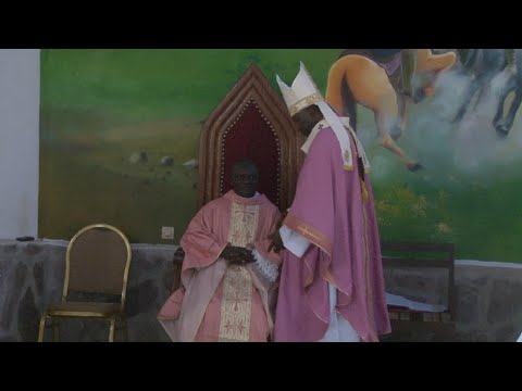 Messe d'installation du nouveau curé de Saint Paul de Madibou