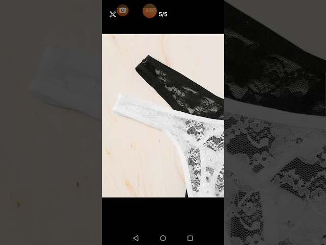 Vídeo relacionado con ohmydear Tanga de Encaje Erótica para Mujer Bragas Abiertas de Cintura Baja Ropa Interior Sexy la Entrepierna Abierta Tanga Eróticos Divertida con Correa Cruzada y Lazo