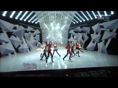 SNSD The Boys Live Compilation [Taeyeon High Note]