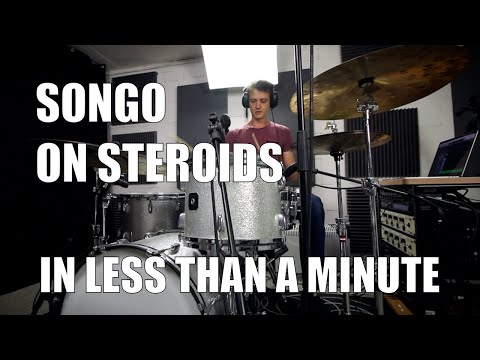 Songo on Steroids in less than a Minute - Daily Drum Lesson