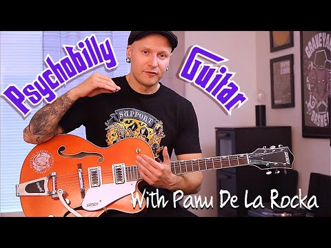 Psychobilly Guitar Tutorial - Graveyard Bashers Style feat. Panu De La Rocka
