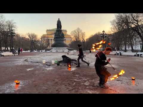 🇷🇺Saint-Petersburg. Dancing with fire.