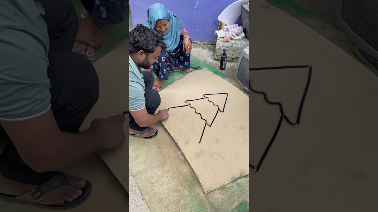 Happy Christmas Tree 🌲 | Christmas tree drawing Easy #art #shorts