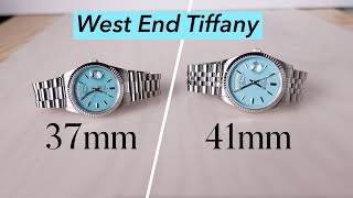 West End Tiffany Dial 41mm vs 37mm - Which is better?