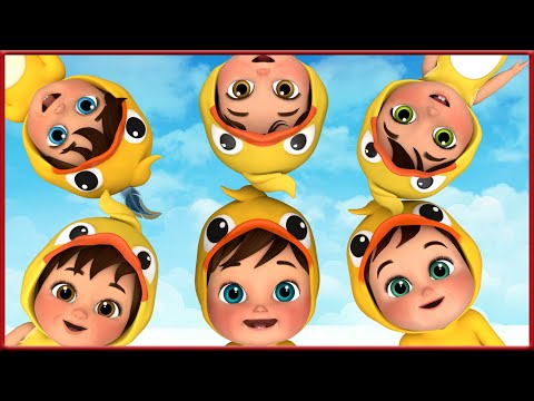 Six Little Ducks +More | Banana Cartoon 3D Nursery Rhymes Baby & Kids Songs
