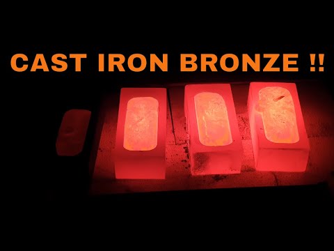 Making Cast Iron Bronze - Ingot Give Away