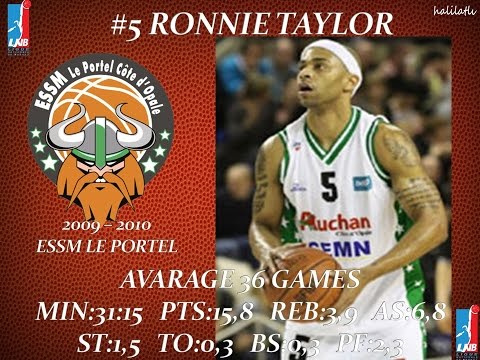 Ronnie Taylor 2009-2010 ESSM Le Portel LNB
