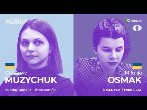 GM Muzychuk vs IM Osmak - PART 2 - FIDE & Chess.com Women's Speed Chess Championship Round of 16!