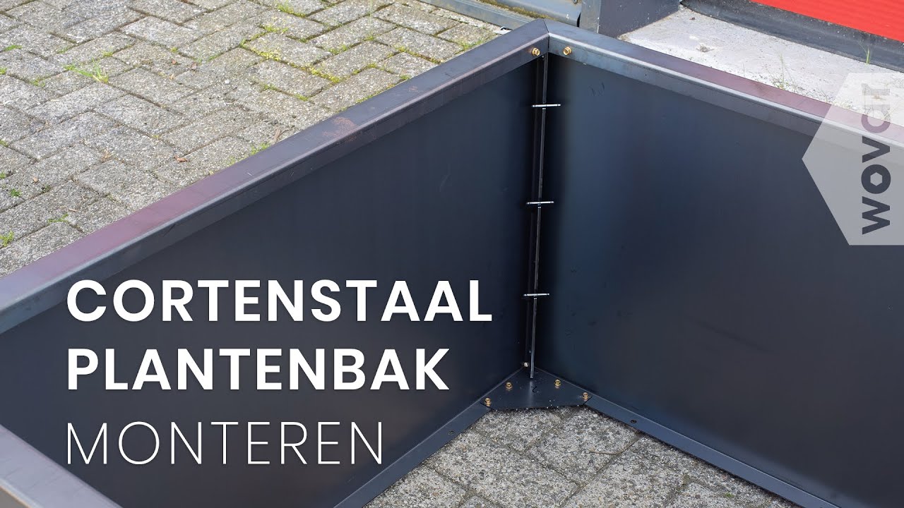 Cortenstaal plantenbak zelf maken | Plantenbakken maken