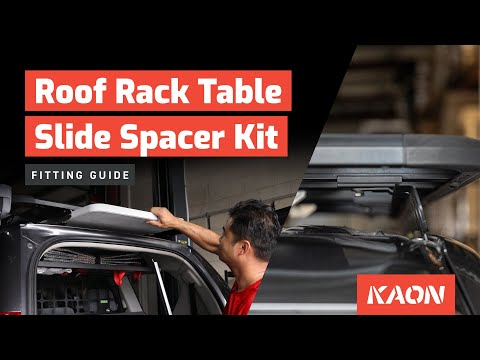 Adding Spacers to the Rhino-Rack Backbone – How to add the Roof Rack Table Slide