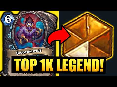 ☠️I Hit TOP 1K Legend w/ My Favorite New Death Knight Deck!