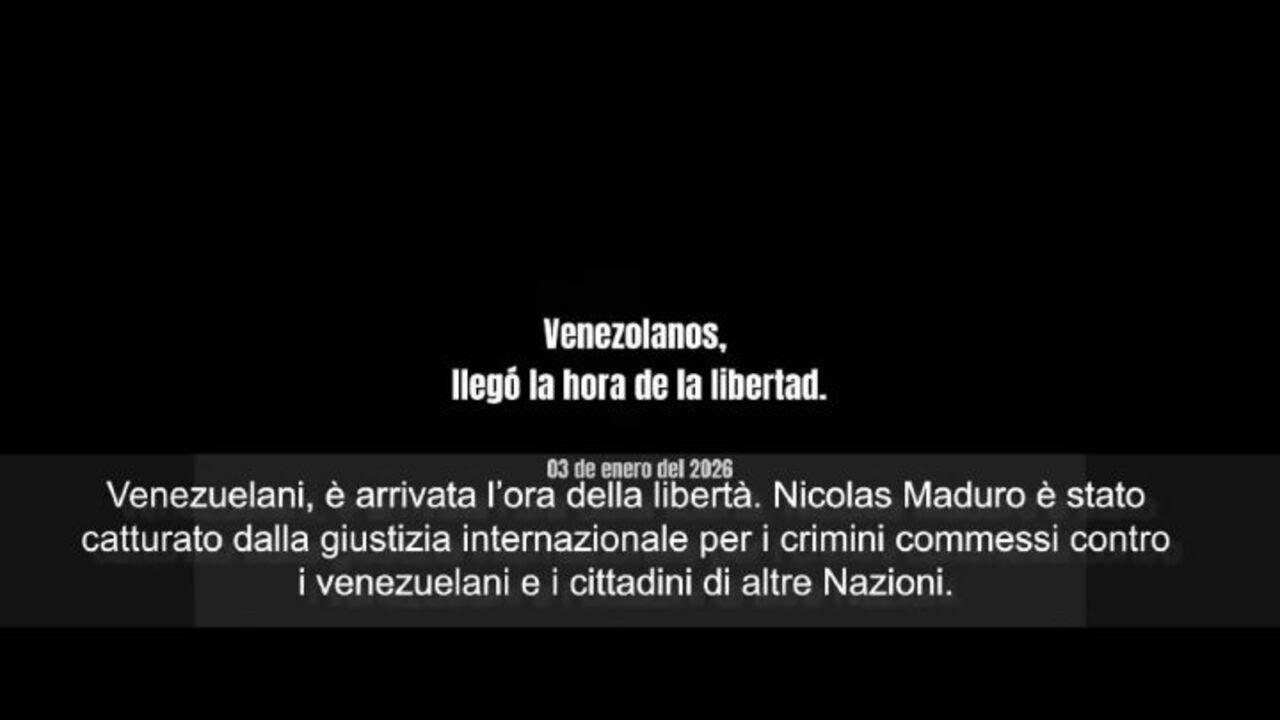 Maria Machado (leader opposizione) dopo cattura di Maduro: Arrivata ora della libertà