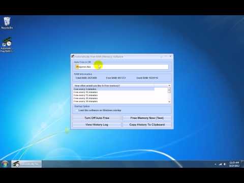 Automatically Free RAM (Memory) Software
