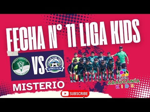 Wanderers Temuco VS Deportes Vilcún  Fecha N°11 Liga Araucania Kids 2025 🔥