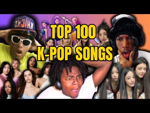 RAPPERS FIRST TIME REACTING TO "TOP 100 MOST VIEWED KPOP SONGS" (CRAZY)