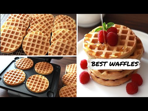 How To Make PERFECT HOMEMADE WAFFLES | The BEST WAFFLE Recipe! ONE SECRET INGREDIENT!