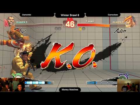 SSF4AE @ Winter Brawl 8 Salty Suite - Darkchild (Balrog) vs AVM Gamerbee (Adon)