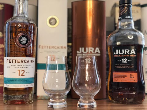 FETTERCAIRN 12 vs JURA 12!!  -  Whisky Review and Comparison