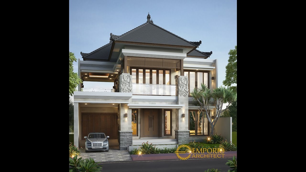 Desain Rumah Villa Bali 2 Lantai Bapak Edy Kuta