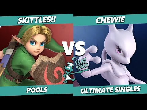 Flat Realm 8 SSBU - SKITTLES (Young Link) Vs. Evil | Chewie (Mewtwo) Smash Ultimate Pools