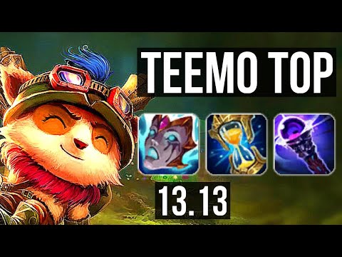 TEEMO vs GANGPLANK (TOP) | 5.3M mastery, 2700+ games, Rank 6 Teemo, 7/1/6 | EUW Master | 13.13