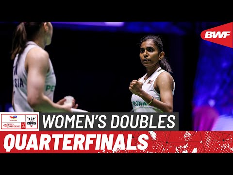 BWF World Championships 2025 | Stoeva/Stoeva (BUL) vs. Tan/Muralitharan (MAS) [2] | QF