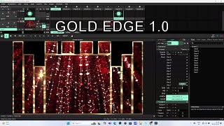NEW PLUGIN GOLD EDGE1.0 CREATE BY  @Vjjas #resolume #resolumearena