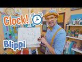 How To Draw A Clock Art For Kids With Blippi Drawing Videos For Kids Learn To Draw