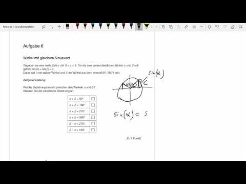 Matura Jänner 2020 AHS Aufgabe 6