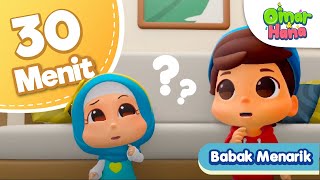Download lagu Kompilasi 30 Menit Kisah Menarik Omar & Hana | Subtitle Indonesia mp3