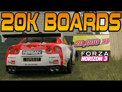 Forza Horizon 3 ALL 20K XP BOARDS LOCATION GUIDE