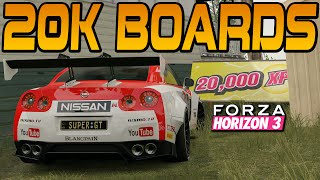 Forza Horizon 3 ALL 20K XP BOARDS LOCATION GUIDE