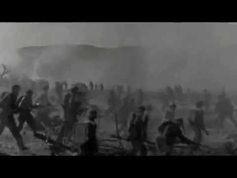 Filmagem muito rara de uma batalha da Primeira Guerra Mundial